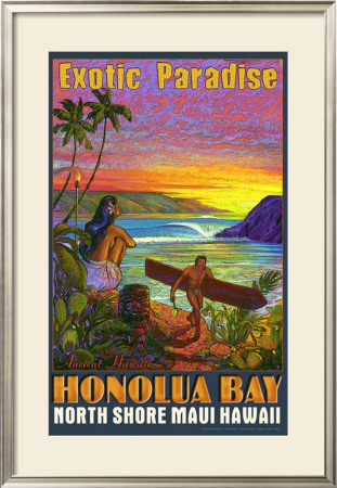 Hawaii, Honolua Bay, Maui by Rick Sharp Pricing Limited Edition Print image