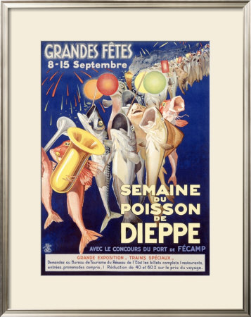 Semaine Du Poisson De Dieppe by Rene Jeandot Pricing Limited Edition Print image