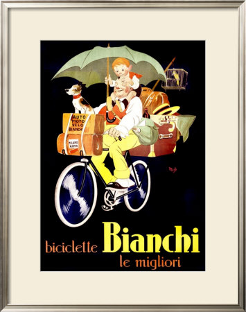 Bianchi Biciclette by Mich (Michel Liebeaux) Pricing Limited Edition Print image