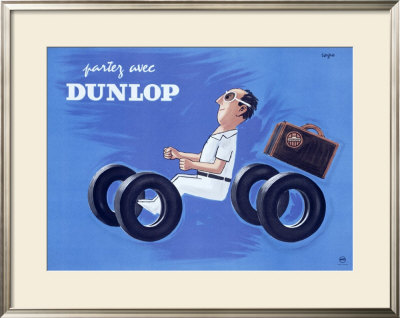 Dunlop Tires by Raymond Savignac Pricing Limited Edition Print image