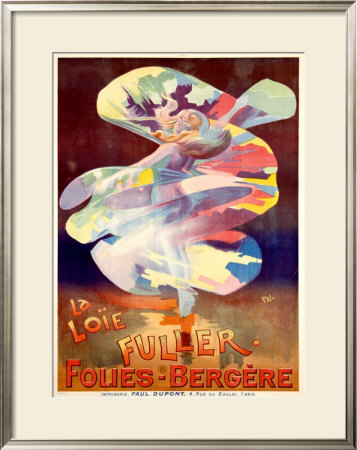 La Loie Fuller, Folies-Bergere by Pal (Jean De Paleologue) Pricing Limited Edition Print image