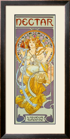 Nectar by Alphonse Mucha Pricing Limited Edition Print image