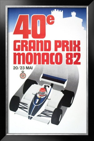 Monaco Grand Prix, 1982 by Geo Ham Pricing Limited Edition Print image