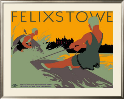 Felixstowe, Lner Poster, 1923-1947 by Tom Purvis Pricing Limited Edition Print image