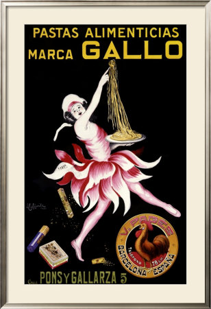 Gallo, Pastas Alimenticias by Leonetto Cappiello Pricing Limited Edition Print image