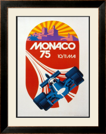 Monaco Grand Prix, 1975 by Geo Ham Pricing Limited Edition Print image