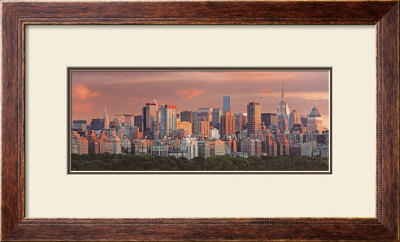 Sunset Over New York Skyline by Hank Gans Pricing Limited Edition Print image