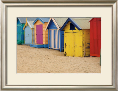 Brighton Bathing Boxes, Victoria, Australia by Jochen Schlenker Pricing Limited Edition Print image