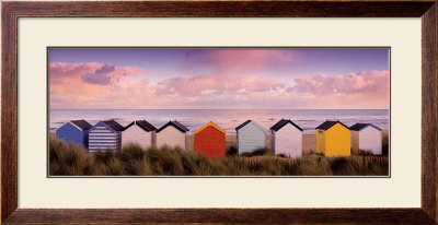 Winter Beach Huts, Southwold by Rod Edwards Pricing Limited Edition Print image