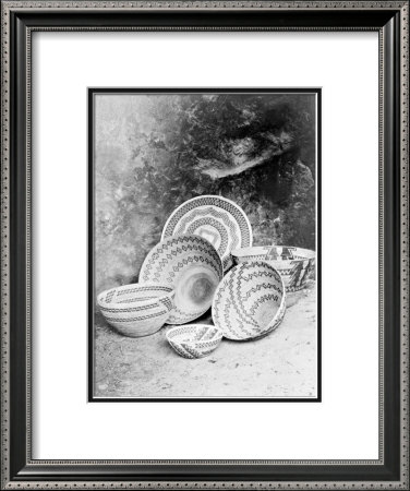 Yokuts Baskets by Edward S. Curtis Pricing Limited Edition Print image