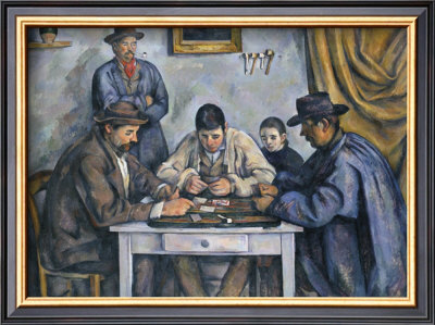 The Card Players, 1890-1892 by Paul Cézanne Pricing Limited Edition Print image