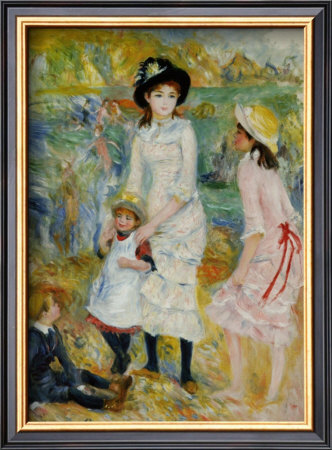 Children On The Seashore, Guernsey by Pierre-Auguste Renoir Pricing Limited Edition Print image