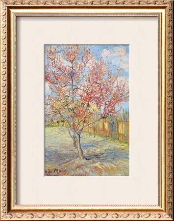 Peach Tree In Bloom At Arles, C.1888 by Vincent Van Gogh Pricing Limited Edition Print image