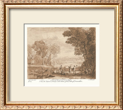 Pastoral Scene by Claude Lorrain Pricing Limited Edition Print image