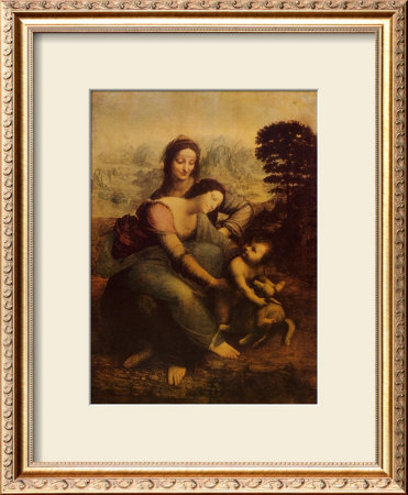 The Virgin And Child With St. Anne by Leonardo Da Vinci Pricing Limited Edition Print image