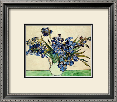 Vase Of Irises, C.1890 by Vincent Van Gogh Pricing Limited Edition Print image
