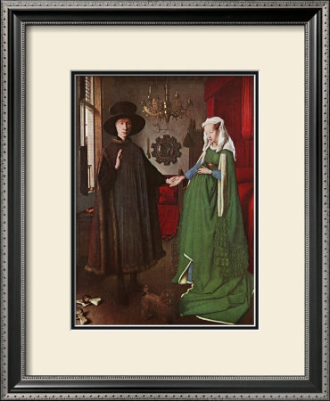 Portrait Of Giovanni Arnolfini And His Wife, C.1434 by Jan Van Eyck Pricing Limited Edition Print image