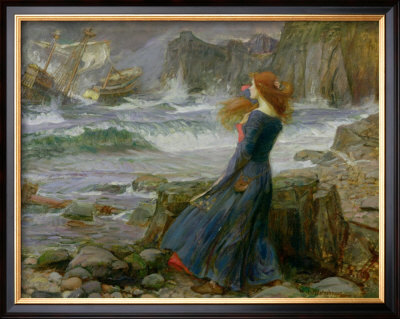 Miranda, The Tempest, C.1916 by John William Waterhouse Pricing Limited Edition Print image