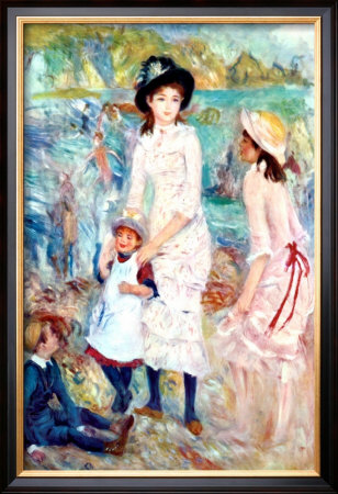 Children On The Seashore by Pierre-Auguste Renoir Pricing Limited Edition Print image