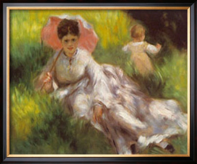 Women W/Parasol by Pierre-Auguste Renoir Pricing Limited Edition Print image