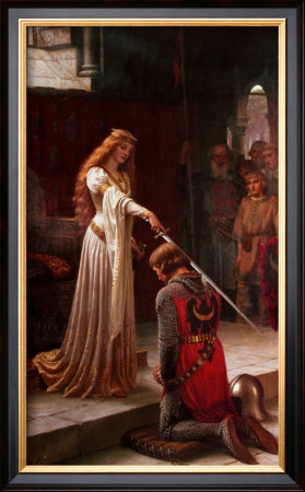 The Accolade, 1901 by Edmund Blair Leighton Pricing Limited Edition Print image