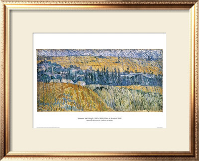 Rain At Auvers by Vincent Van Gogh Pricing Limited Edition Print image