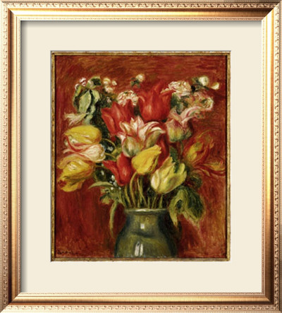 Tulip Bouquet by Pierre-Auguste Renoir Pricing Limited Edition Print image