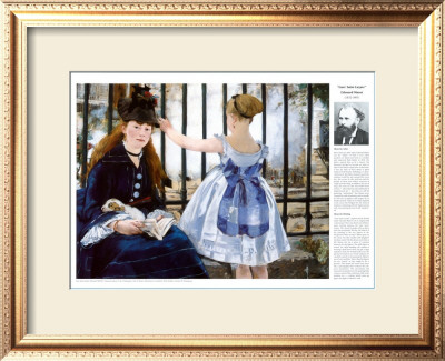 The Impressionists - Edouard Manet - Gare Saint-Lazare by Édouard Manet Pricing Limited Edition Print image