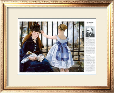 The Impressionists - Edouard Manet - Gare Saint-Lazare by Edouard Manet Pricing Limited Edition Print image