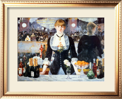 Bar At The Folies-Bergere by Édouard Manet Pricing Limited Edition Print image