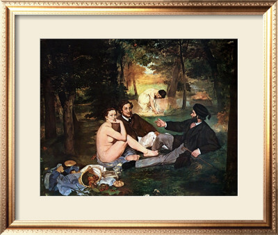 The Picnic, C.1862-1863 by Édouard Manet Pricing Limited Edition Print image