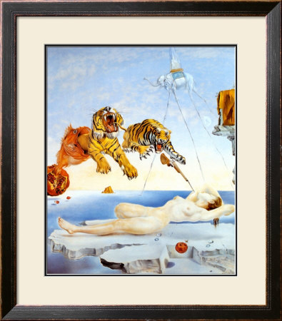 Dream Caused By The Flight Of A Bee Around A Pomegranate, C. 1944 by Salvador Dalí Pricing Limited Edition Print image