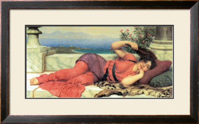 Midday Rest, C.1910 by John William Godward Pricing Limited Edition Print image