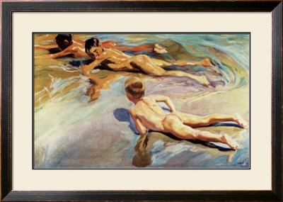 Children On The Beach by Joaquín Sorolla Y Bastida Pricing Limited Edition Print image