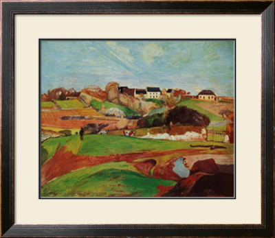 Landscape At Pouldu by Paul Gauguin Pricing Limited Edition Print image