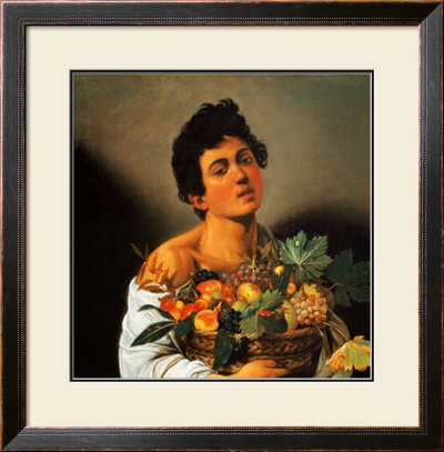 Boy With Basket Of Fruit by Caravaggio Pricing Limited Edition Print image