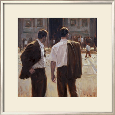 Two Gentlemen In Milan by Aldo Balding Pricing Limited Edition Print image