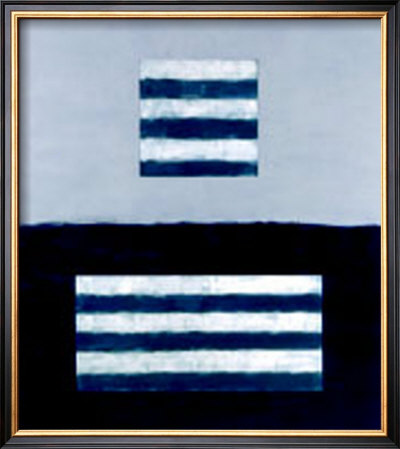 Landeline Blue, C.1999 by Sean Scully Pricing Limited Edition Print image