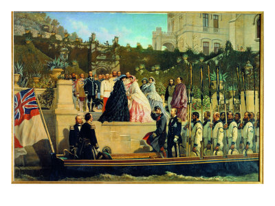 The Arrival Of Elizabeth, May 18, 1861 by Antonio Mancini Pricing Limited Edition Print image