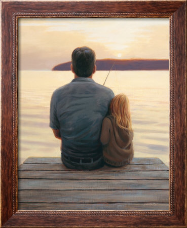 Father And Daughter Time by James Wiens Pricing Limited Edition Print image