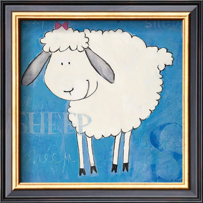 Happy Sheep by Marie Bastid Pricing Limited Edition Print image