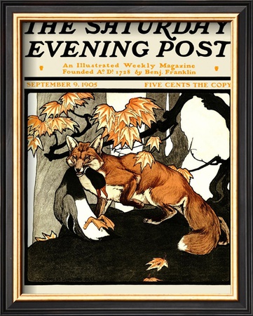 Red Fox Hunting, C.1905 by Charles Livingston Bull Pricing Limited Edition Print image