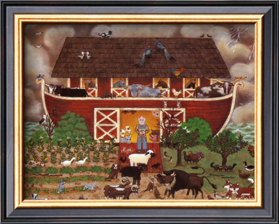 Red Barn Ark by Carol Robinson Pricing Limited Edition Print image