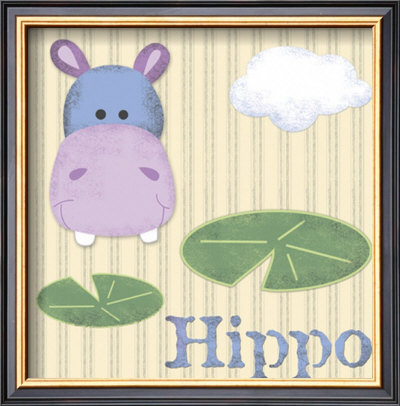 Safari Hippo by Smatsy Pants Pricing Limited Edition Print image