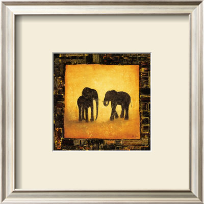 Les Deux Elephants by Valerie Delmas Pricing Limited Edition Print image