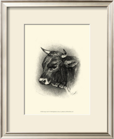 Antique Cattle Iv by F. Lehnert Pricing Limited Edition Print image