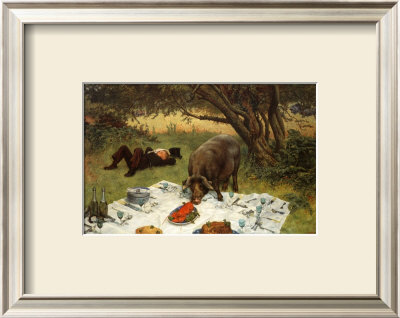 Pig's Picnic by Herbert William Weekes Pricing Limited Edition Print image