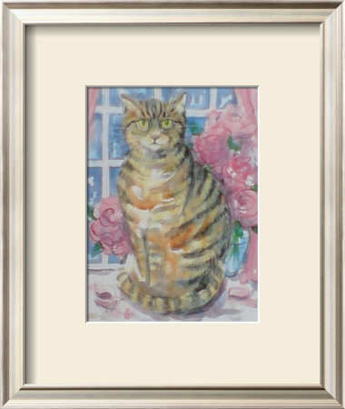 Tabby On A Windowsill by Fay Powell Pricing Limited Edition Print image