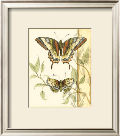 Tandem Butterflies Ii by Jennifer Goldberger Pricing Limited Edition Print image