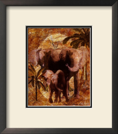Jungle Elephants by Jonnie Chardonn Pricing Limited Edition Print image